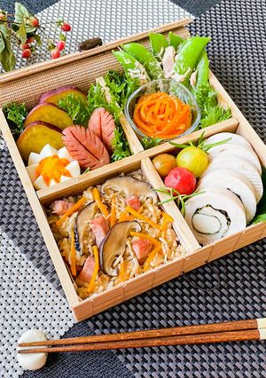 63℃,95℃ 同時調理◎松花堂風弁当-レシピのメイン写真