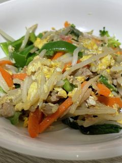 野菜炒めin卵-レシピのメイン写真