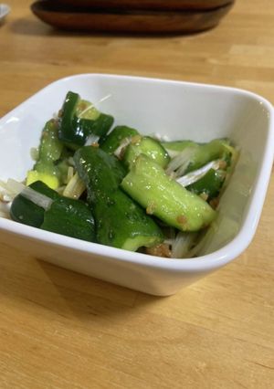 たたききゅうりの醤油麹和え-レシピのメイン写真