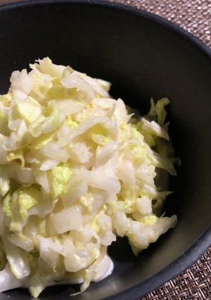 白菜サラダ〜柚子味噌マヨ味-レシピのメイン写真