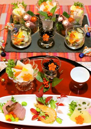 グラスに小分け盛り♪おせち料理-レシピのメイン写真