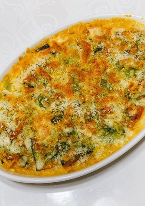 簡単生クリームのみ!カボチャのグラタン-レシピのメイン写真