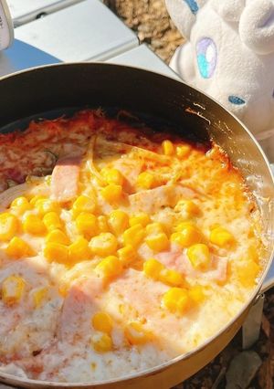 山フライパンで一から作れるぐるぐるピザ-レシピのメイン写真