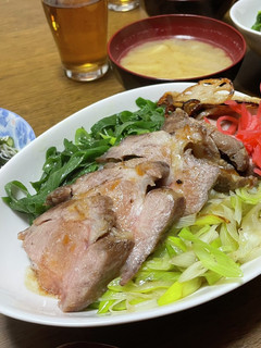 蒸し豚焼豚丼-レシピのメイン写真