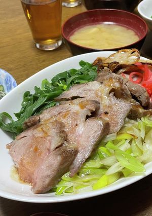 蒸し豚焼豚丼-レシピのメイン写真