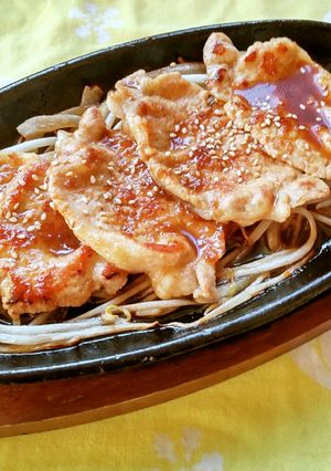 豚ロース薄切り肉の焼肉♪-レシピのメイン写真
