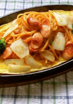 ナポリタンのオムレット仕立て♪-レシピのメイン写真