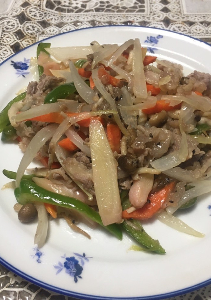 牛肉と野菜の岩下の新生姜炒め-レシピのメイン写真