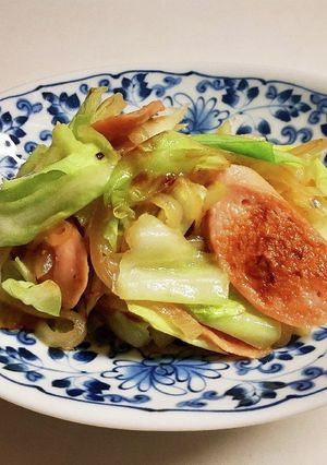 コリアンダー香る☆魚ニソとキャベツ炒め-レシピのメイン写真