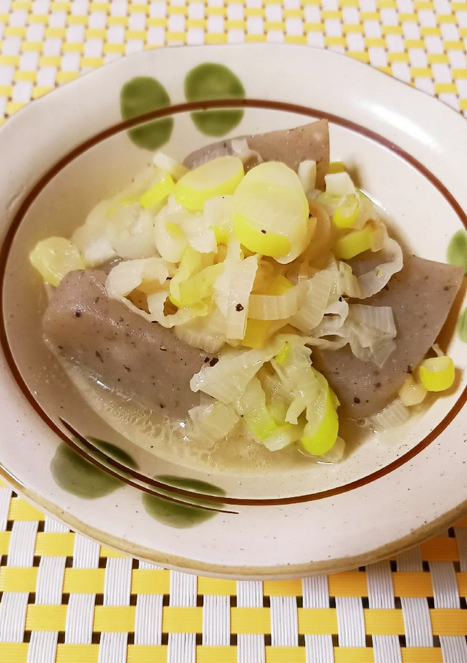 長ネギとこんにゃくの中華炒め煮-レシピのメイン写真