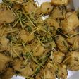 サツマイモと豆苗のインド風スパイシー炒め