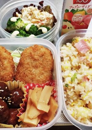 旦那弁当(12/29今年最後のお弁当)-レシピのメイン写真