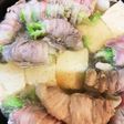 豚バラ白菜巻き