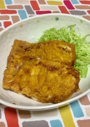 超簡単☆タンドリーチキン風かじきムニエル-レシピのメイン写真