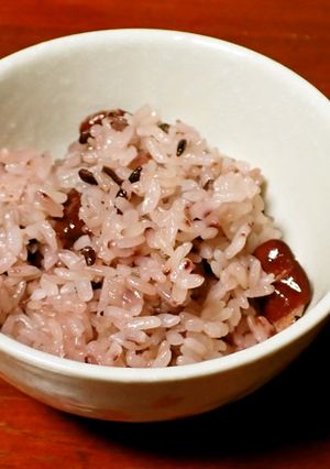久米島Rちゃんちのお赤飯-レシピのメイン写真