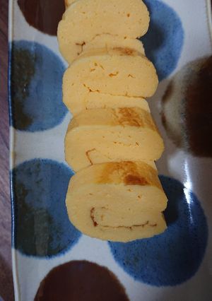 伊達巻き。卵焼き器で作る。-レシピのメイン写真