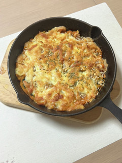 かぼちゃの煮物リメイク チーズ焼-レシピのメイン写真