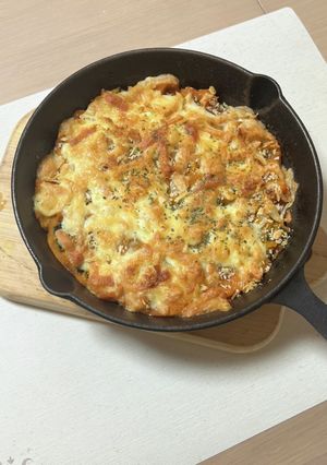 かぼちゃの煮物リメイク　チーズ焼-レシピのメイン写真