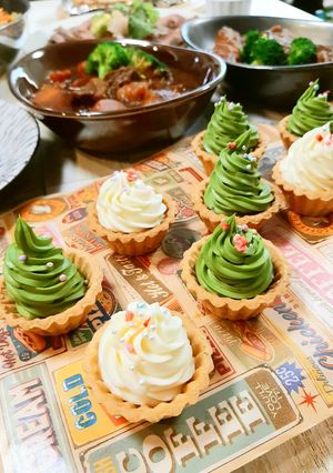 クリームチーズで☆簡単ミニツリータルト-レシピのメイン写真