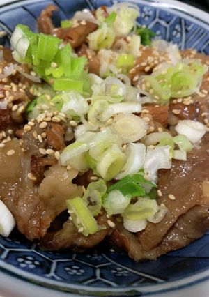 息子が喜ぶ牛すじ肉煮込み丼-レシピのメイン写真