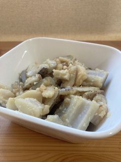 たたきれんこんの塩きんぴら-レシピのメイン写真
