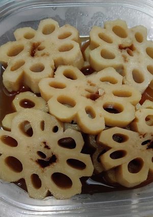 れんこんの煮しめ(おせち料理)-レシピのメイン写真