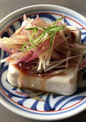 茗荷と梅の冷奴-レシピのメイン写真