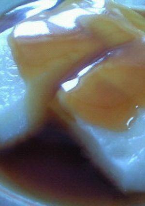 砂糖じょうゆのあんかけもち-レシピのメイン写真
