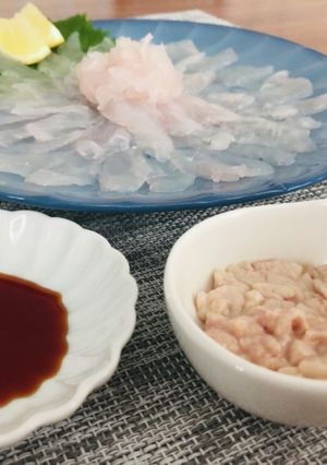 カワハギの肝醤油＊-レシピのメイン写真