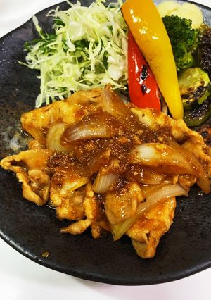タレが絡むふんわり生姜焼き 玉ねぎ入り-レシピのメイン写真