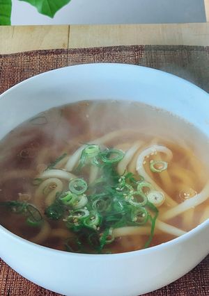 爆速☆喉風邪に九条ねぎうどん☆昼食☆夜食-レシピのメイン写真
