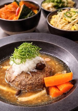 さっぱり⭐︎簡単和風煮込みハンバーグ-レシピのメイン写真