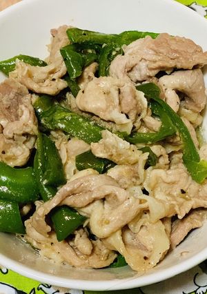 ピーマン入り豚肉の生姜焼き-レシピのメイン写真