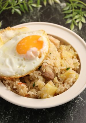 炊き込みご飯！ガパオライス+薩摩芋-レシピのメイン写真
