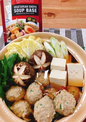 鶏団子鍋-レシピのメイン写真