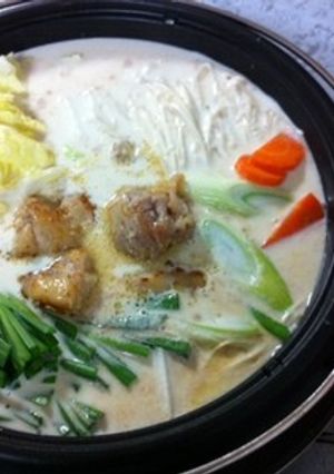 牛乳ラー油鍋-レシピのメイン写真