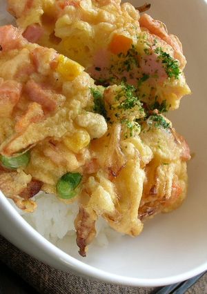 ヘルシーかき揚げ丼-レシピのメイン写真