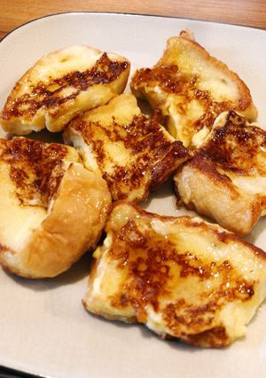 5分で♡ふわじゅわフレンチトースト-レシピのメイン写真