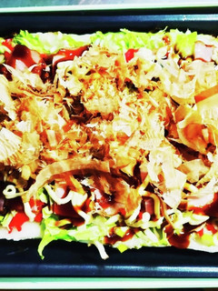 あまった切り餅でお好み焼き!-レシピのメイン写真