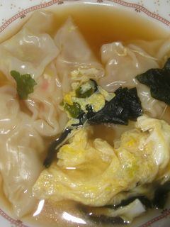 ぷりっぷり☆えび☆ワンタンスープ-レシピのメイン写真