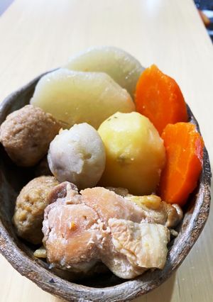 大根と鶏肉の煮物(味付けは塩のみ)-レシピのメイン写真