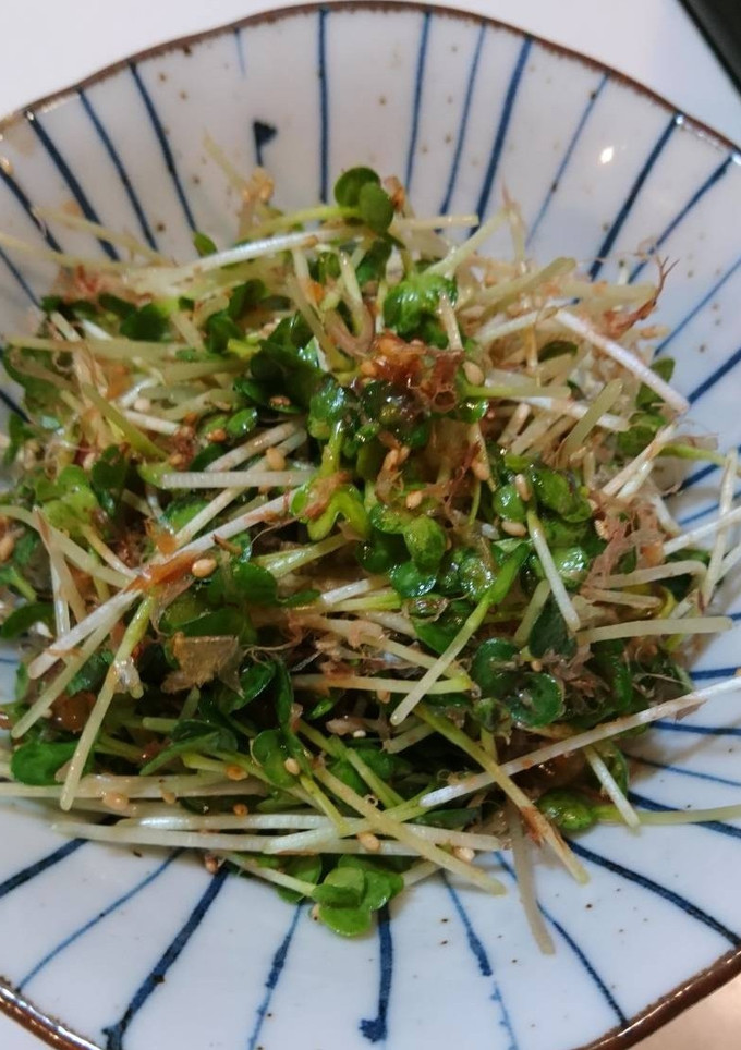 簡単！２分で♪かいわれのおかか和え♪-レシピのメイン写真