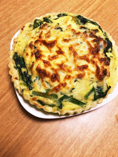 ポテトとほうれん草のキッシュグラタン-レシピのメイン写真