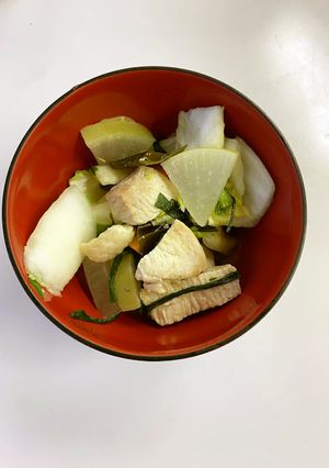具だくさんの鶏オハウ-レシピのメイン写真