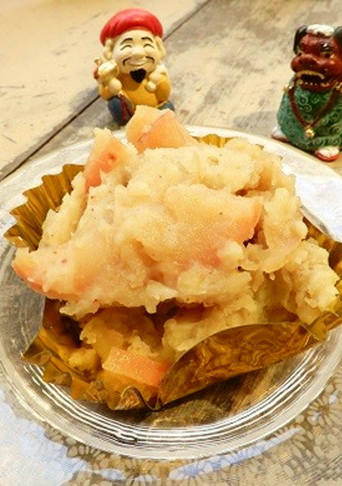 砂糖不使用さつまいもとアップルきんとん-レシピのメイン写真
