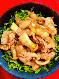 梅しそ風味の豚丼-レシピのメイン写真