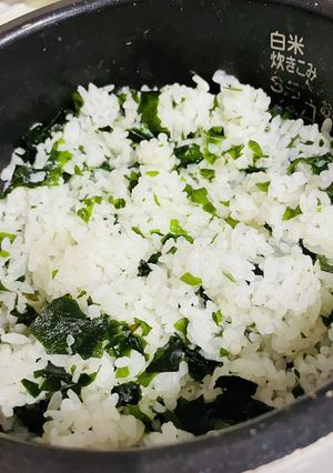 炊飯器でわかめご飯-レシピのメイン写真
