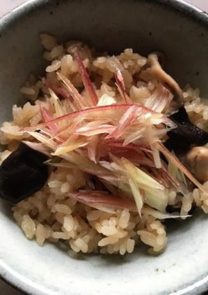 ひらたけの炊き込みご飯-レシピのメイン写真