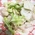 鶏皮とレタスのマヨポン