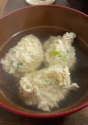 ふわふわしょうが鶏団子スープ-レシピのメイン写真
